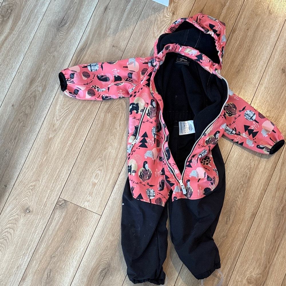 Kids Pink and Black Bodysuit
